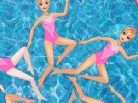 PRINCESS SYNCHRONIZED SWIMMING - DRESS UP GAMES - GAMES KIDS ONLINE