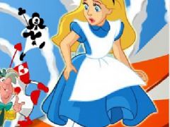 Alice In Wonderland Checkers
