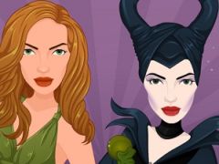 Angelina Maleficent Makeover