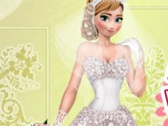 Anna Frozen Wedding Look