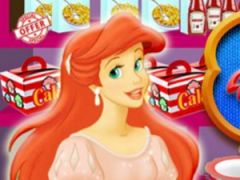 Ariel Cooking Wedding Cake