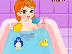 Baby Anna Bathing