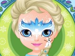 Baby Frozen Face Painting