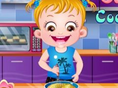 Baby Hazel Cooking TIme