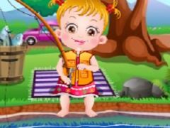 Baby Hazel Fishing Time