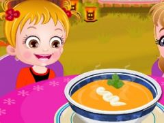 Baby Hazel Pumpkin Soup