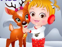 Baby Hazel Reindeer Surprise