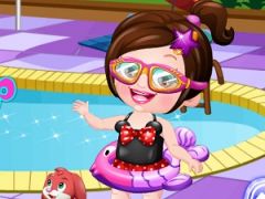 Baby Hazel Swimmer Dressup