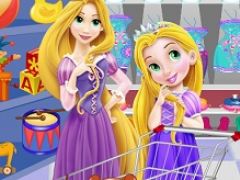 Baby Rapunzel and Mom Shopping