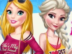 Barbie and Elsa BFFs