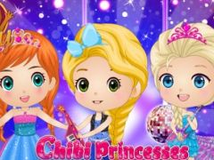 Chibi Princesses Rock and Royals Style