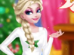 Christmas Elsa as Santa