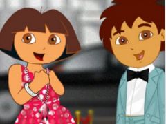 Dora and Diego in a Red Carpet Show