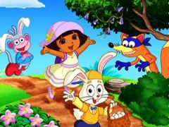 Dora Happy Easter Spot the Differences