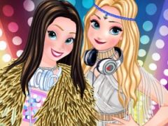 Elsa and Anna DJs