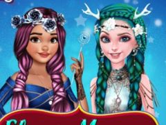 Elsa and Moana Fantasy Hairstyles