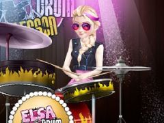 Elsa Drum Lesson