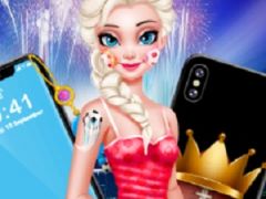 Elsa Phone Decoration