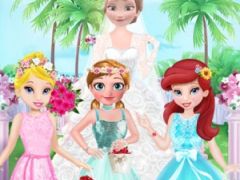 Flower Girls on Elsa Wedding