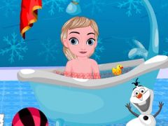 Frozen Baby Summer Bath