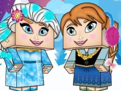 Frozen Minecraft Dress Up