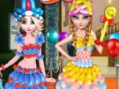 Frozen Sisters Balloon Dress Look