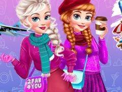 Frozen Sisters Winter Escape