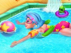 Galaxy Girl Swimming Pool