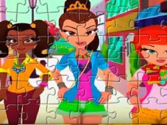 Glitter Model Characters Puzzle