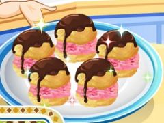 Ice Cream Puff Saras Cooking