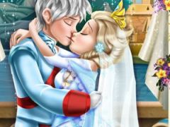 Ice Queen Wedding Kiss