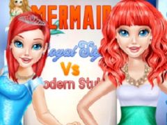 Mermaid Royal Style vs Modern Style
