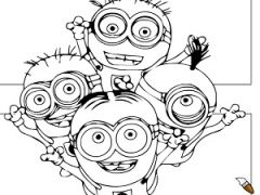 Minions Friends Coloring