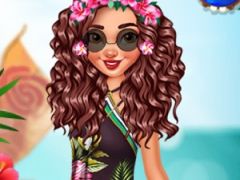 Moana Stylish Tropical Flowers