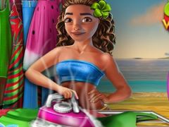 Moana Washing Clothes