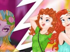 Monster vs Disney Princesses Instagram Challenge