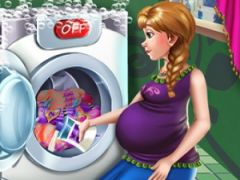 Pregnant Princess Laundry Day