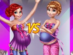 Pregnant Princesses Catwalk Fashion