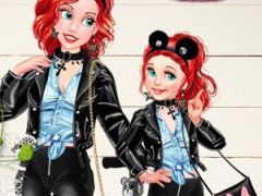 Princess Mom and Daughter Cute Family Look