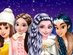 Princesses Go Ice Skating