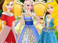Princesses Tea Party in Wonderland