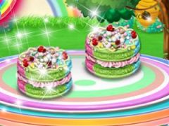 Rainbow Macaroon Cooking