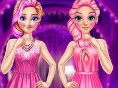 Rapunzel and Anna Pink Style