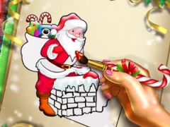 Santa Christmas Coloring