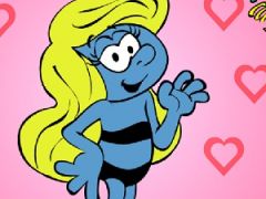 Smurfette Dress Up