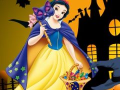 Snow White Halloween Pumpkin