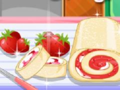 Strawberry Swiss Roll