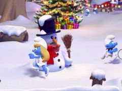 The Smurfs Snowball Fight